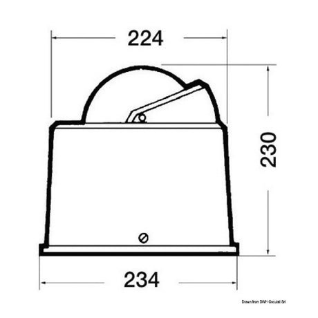 Riviera 6-Zoll-Kompass