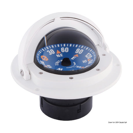 Riviera 3-Zoll-Kompass mit Deckel