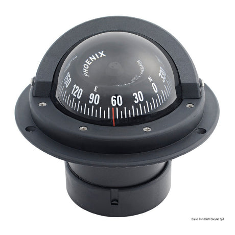 Riviera 3-Zoll Zenith Binnacle Kompass