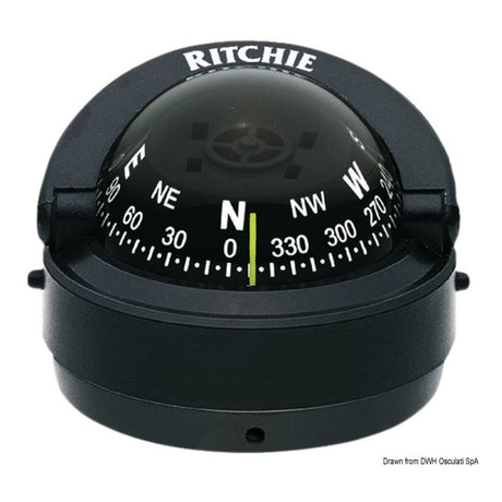 Ritchie navigation Bussole Explorer 2'' 3/4 (70 mm) con compensatori e luce