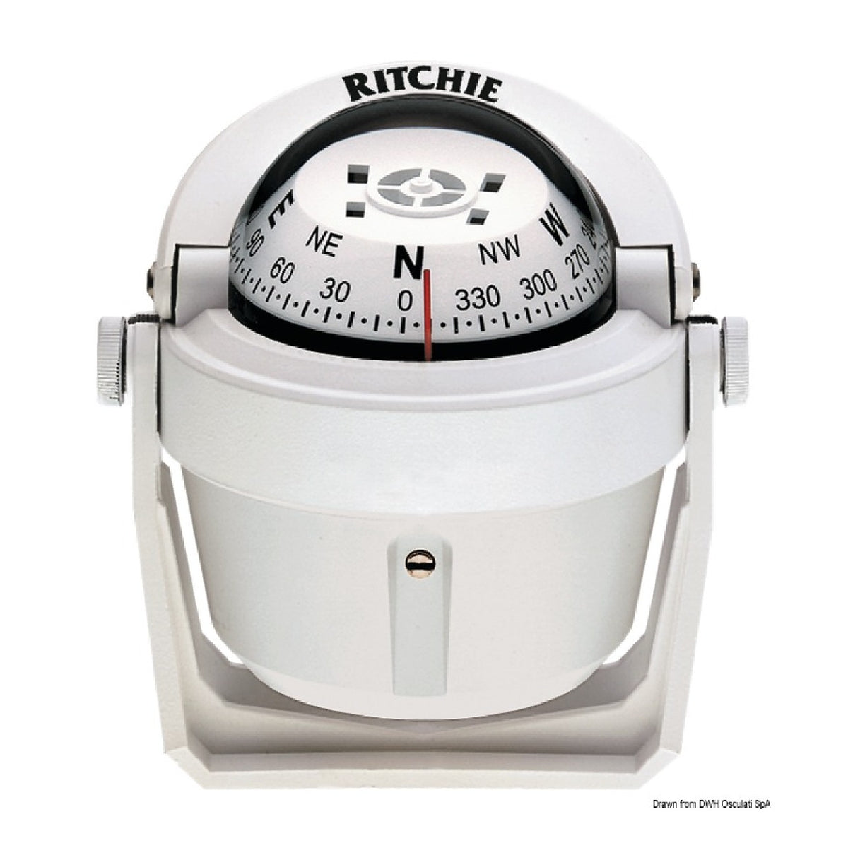 Brújulas de navegación Ritchie Explorer 2'' 3/4 (70 mm) con compensadores y luz