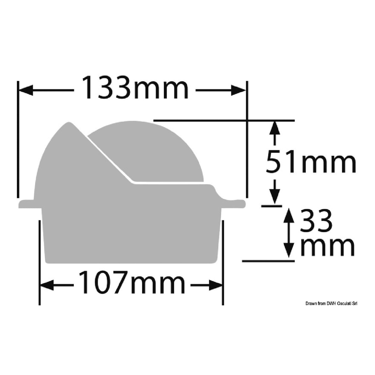 Ritchie Navigation Bussole RITCHIE Voyager 3'' (76 mm) con compensatori e luce