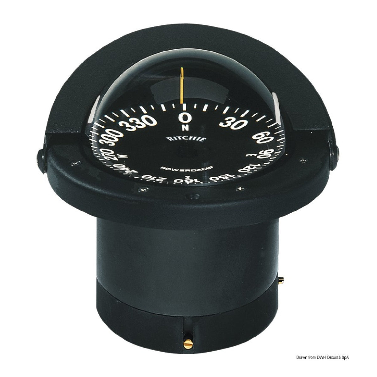 Brújulas Ritchie Navigation Navigator 4'' 1/2 (114 mm) con compensadores y luz