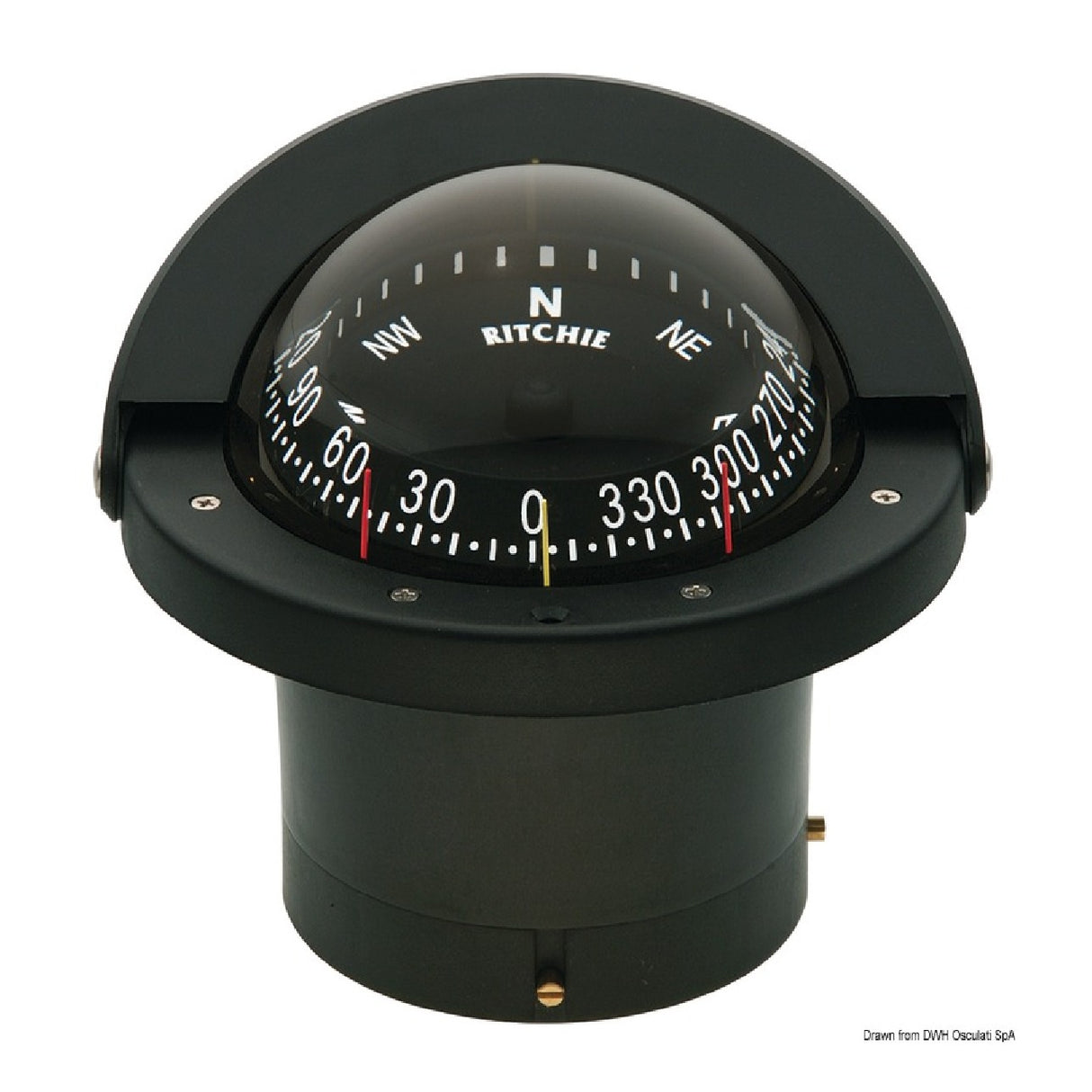 Ritchie navigation Bussole Navigator 4'' 1/2 (114 mm) con compensatori e luce