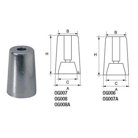 Fonp Anode for Ferretti Shafts and Propellers