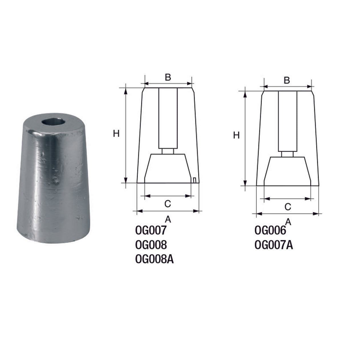 Fonp Anodo per assi ed eliche Ferretti