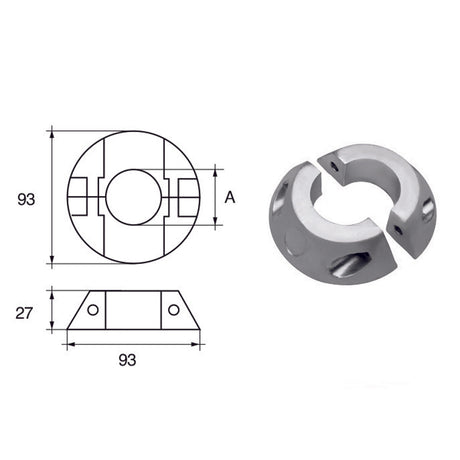 Fonp Anode for Max-prop shafts and propellers