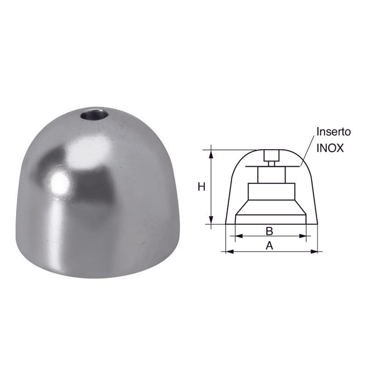 Fonp Anodo per assi ed eliche Vetus