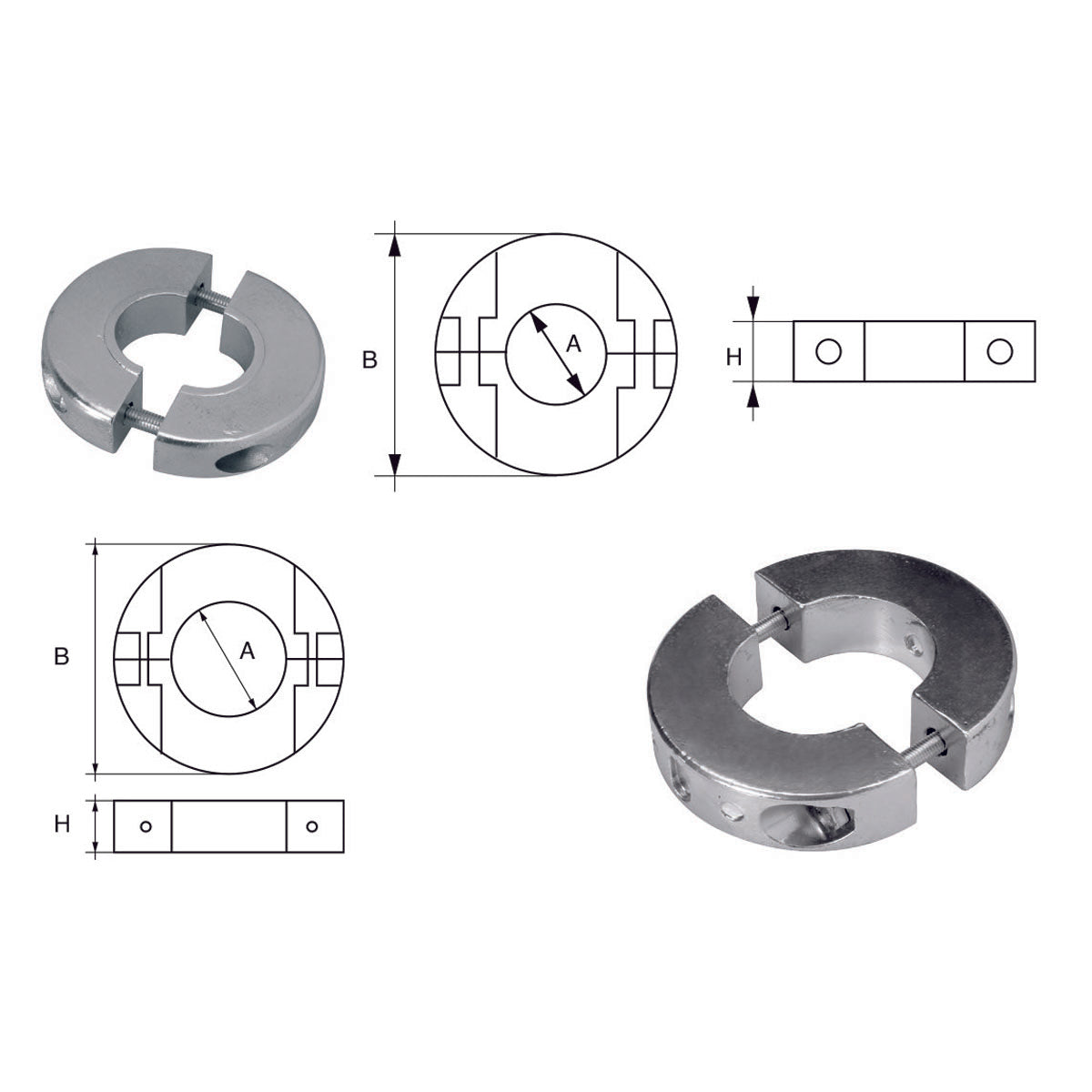 Fonp Ringförmig für Achsen