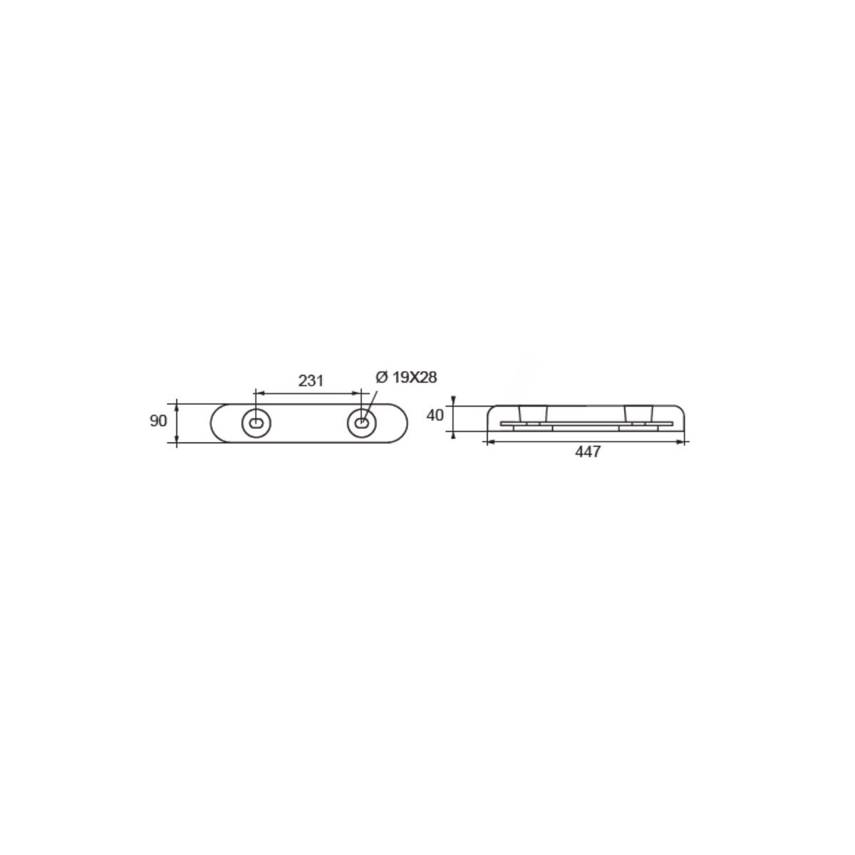 Fonp Anodo carene e specchi di poppa FAIRLINE SUNSEEKER art. POLIPODIO ZX038