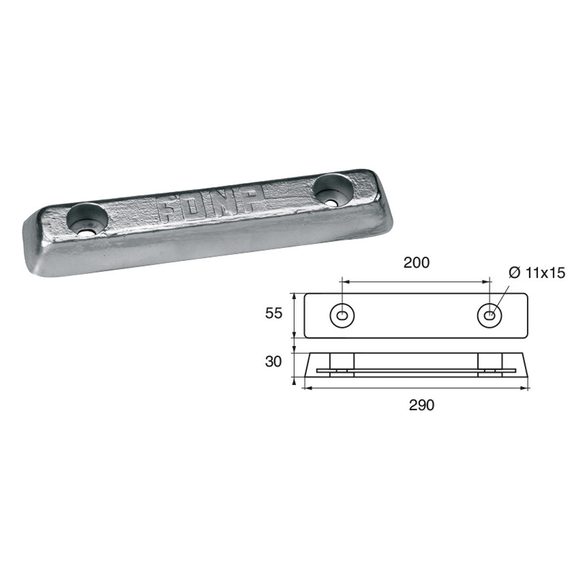 Fonp Anodo carene art. POLIPODIO ZX012