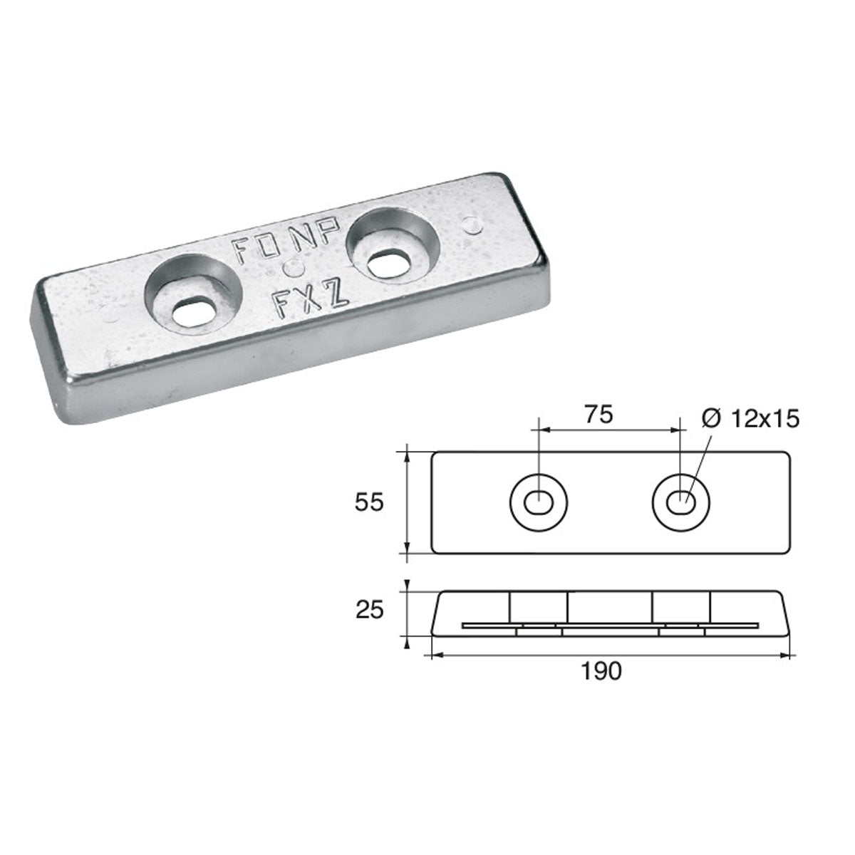 Fonp Anodo carene art. POLIPODIO ZX013