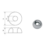 Fonp Anodo per motori Mercury Mercruiser