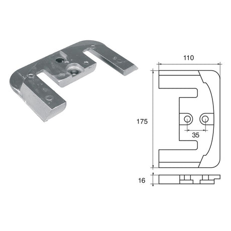 Fonp Anodo per motori Mercury Mercruiser