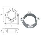 Fonp Anodo per motori Mercury Mercruiser