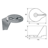 Fonp Anodo per motori Mercury Mercruiser