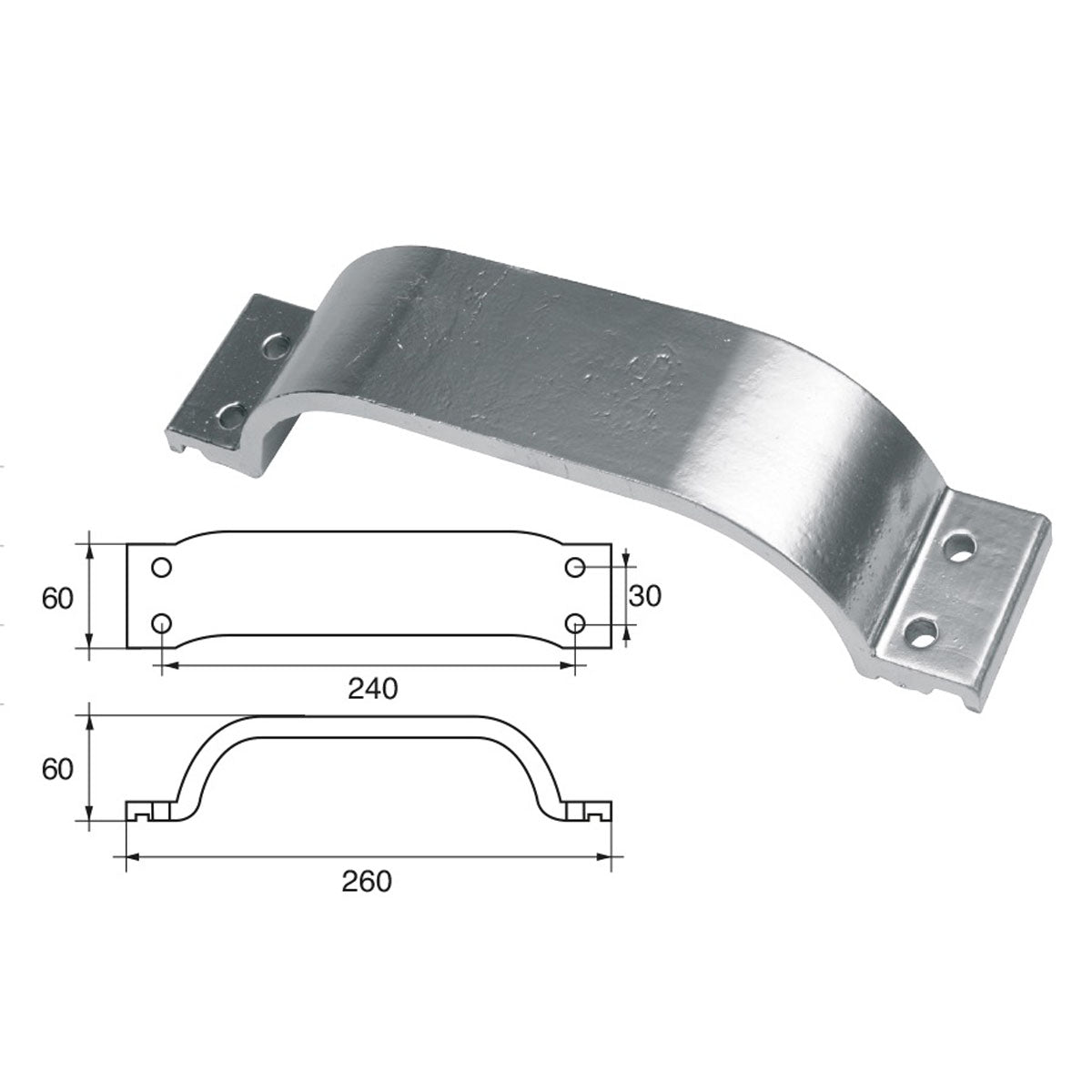Ánodo Fonp para motores Mercury - Mercruiser artículo: POLIPODIUM ME027