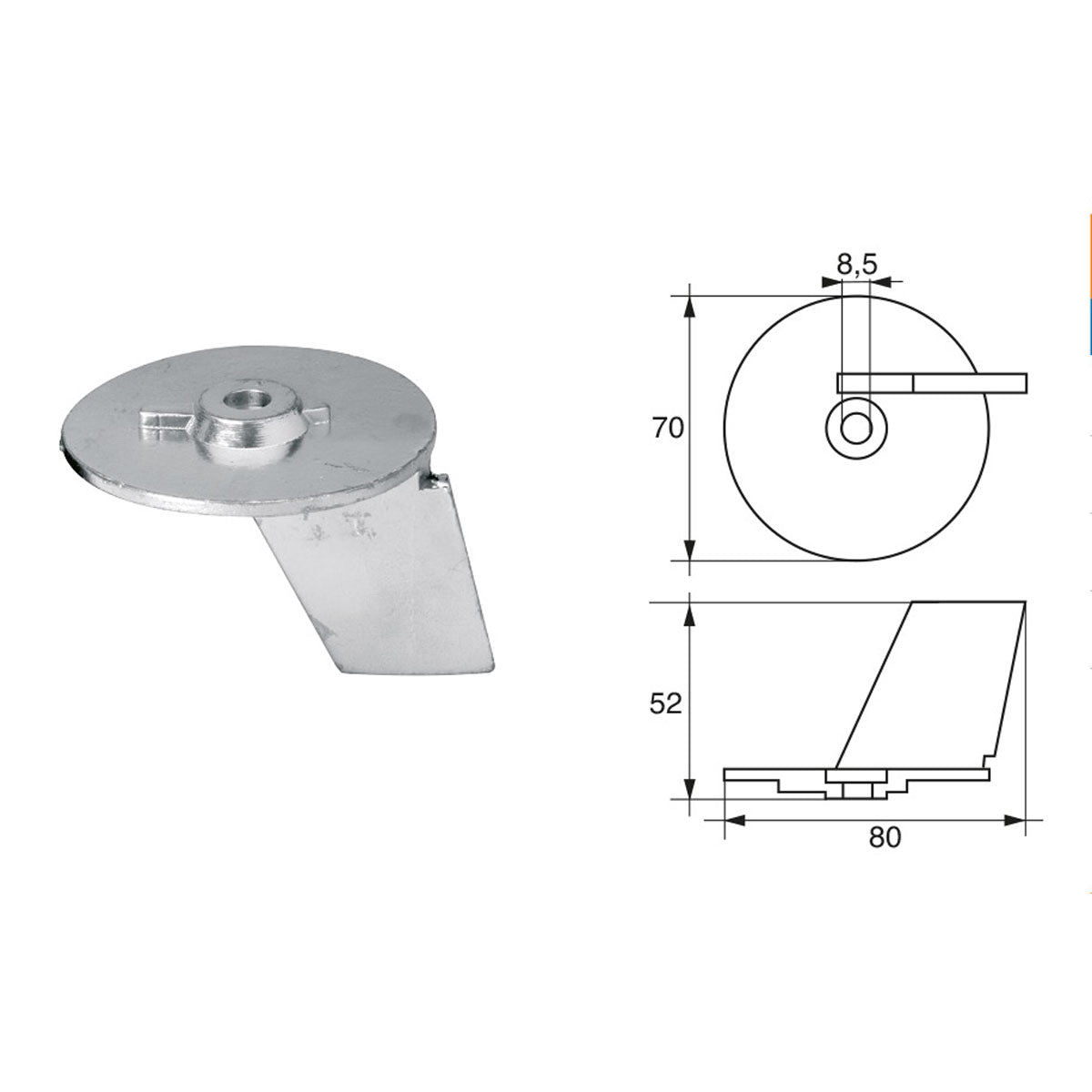 Fonp Anodo per motori Suzuki art. POLIPODIO SU001
