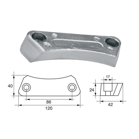 Fonp Anodo per motori Volvo-Penta