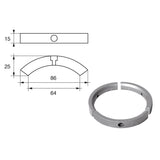 Fonp Anode for Volvo-Penta Engines