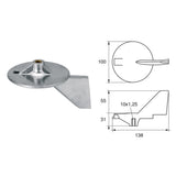 Fonp Anodo per motori Yamaha-Mariner
