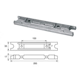 Fonp Anodo per motori Yamaha-Mariner