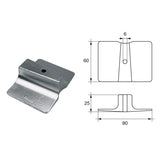 Fonp Anode for Yamaha-Mariner engines