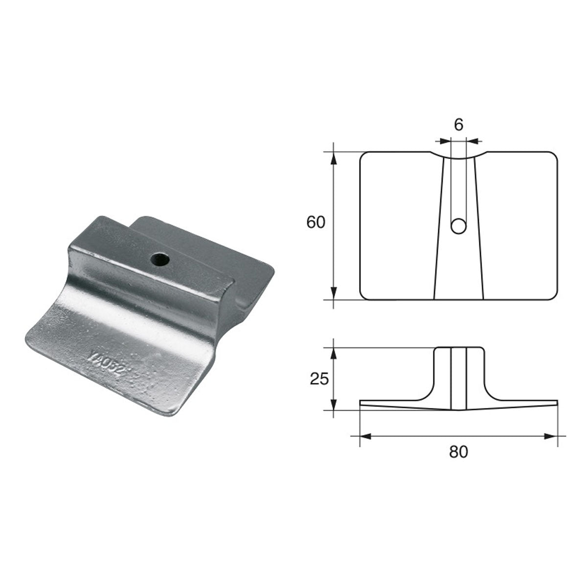 Fonp Anode for Yamaha-Mariner engines