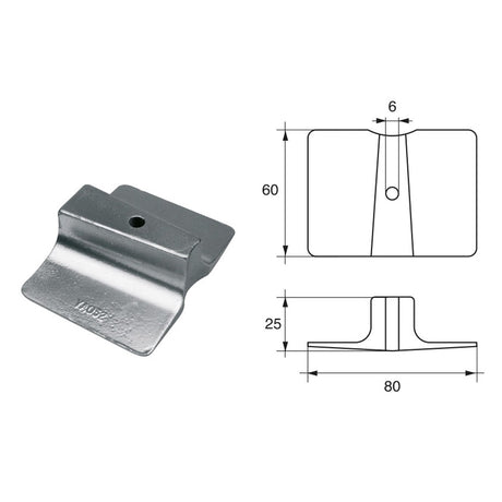 Fonp Anode for Yamaha-Mariner engines