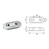 Fonp Anodo per motori Yamaha-Mariner
