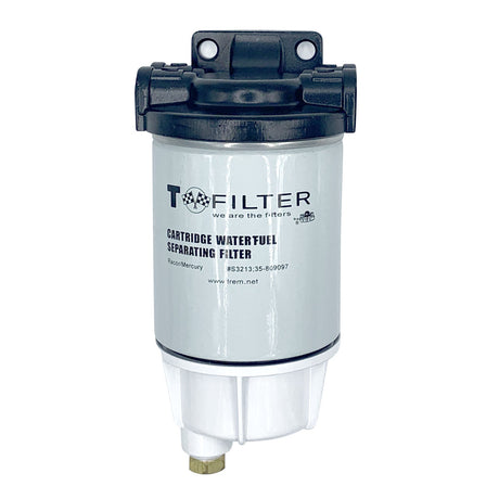 T-Filter Filtro separatore acqua/carburante Racor 3213/Mercury tappo plastica