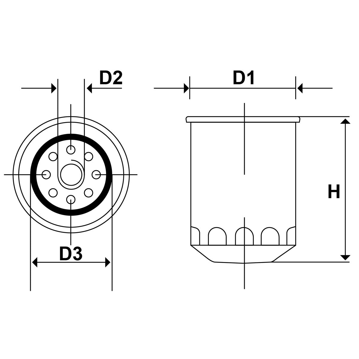T-Filter Filtro olio motori VOLVO PENTA dieselOEM 4785974