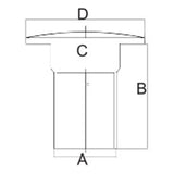 Trem Tappo imbarco in Aisi 316 microfuso e lucidato a specchio