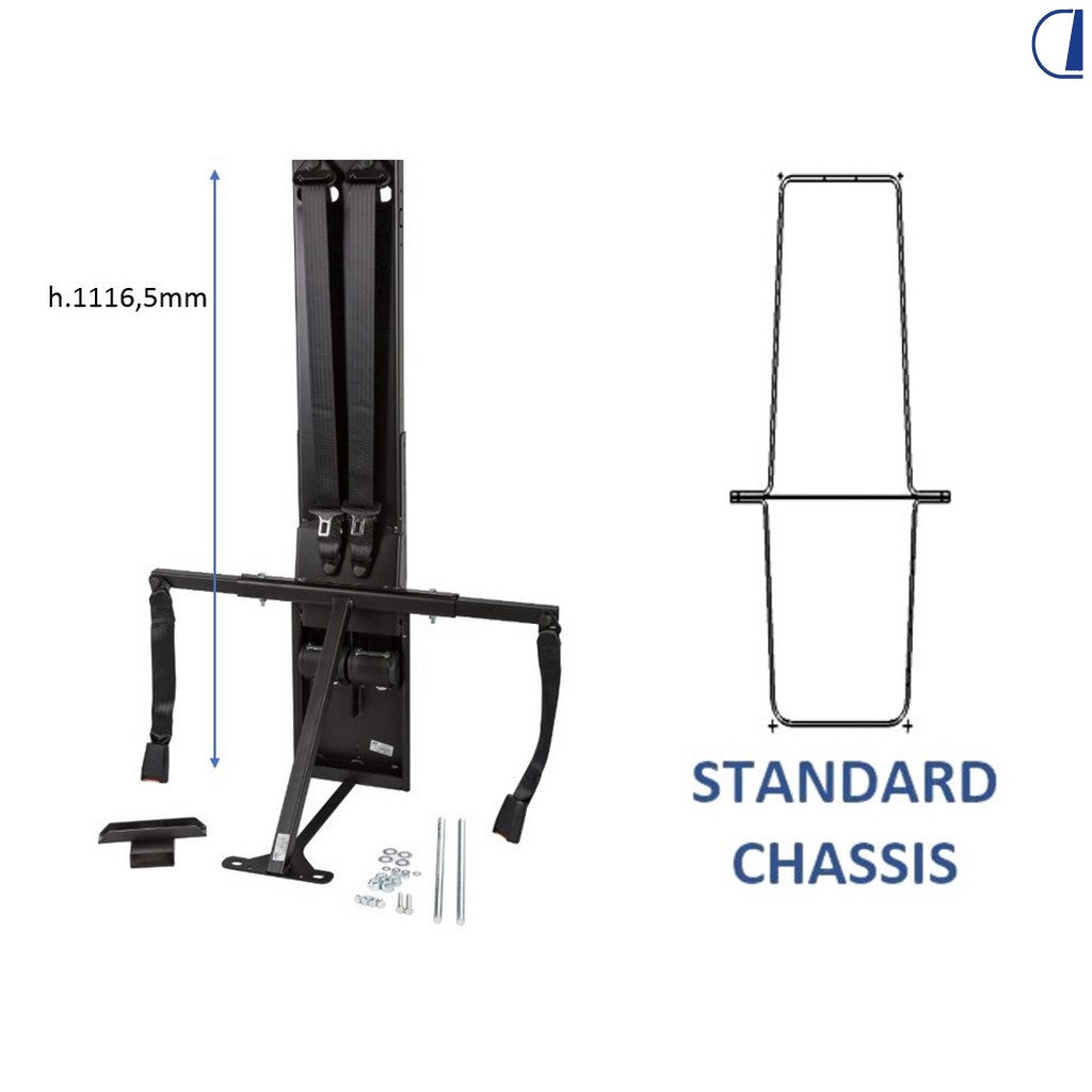 Di-Tec Kit struttura frontemarcia doppia per Ducato Standard puntone dritto h 1116,5 mm