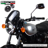 Biondi Cupolino Sport Fumè Scuro con Kit Montaggio - Benelli, Moto Guzzi V7, Triumph Bonneville, Yamaha XSR