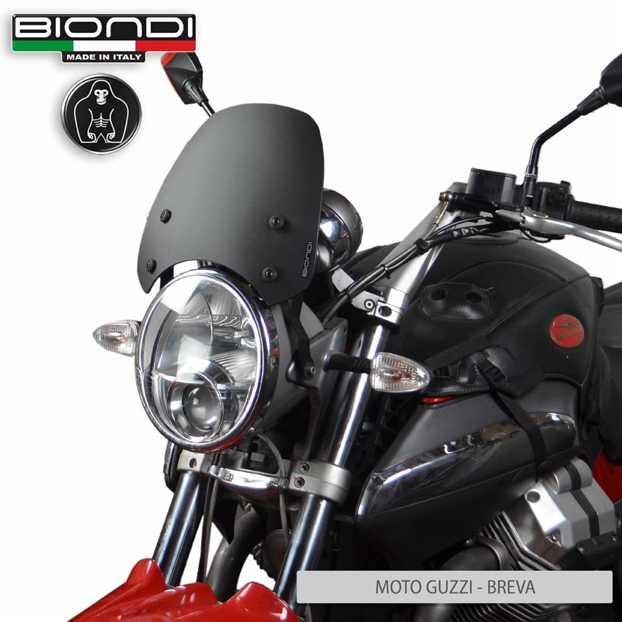 Biondi Cupolino Sport Nero Satinato Moto Guzzi Breva 850/1100/1200 2005-2012