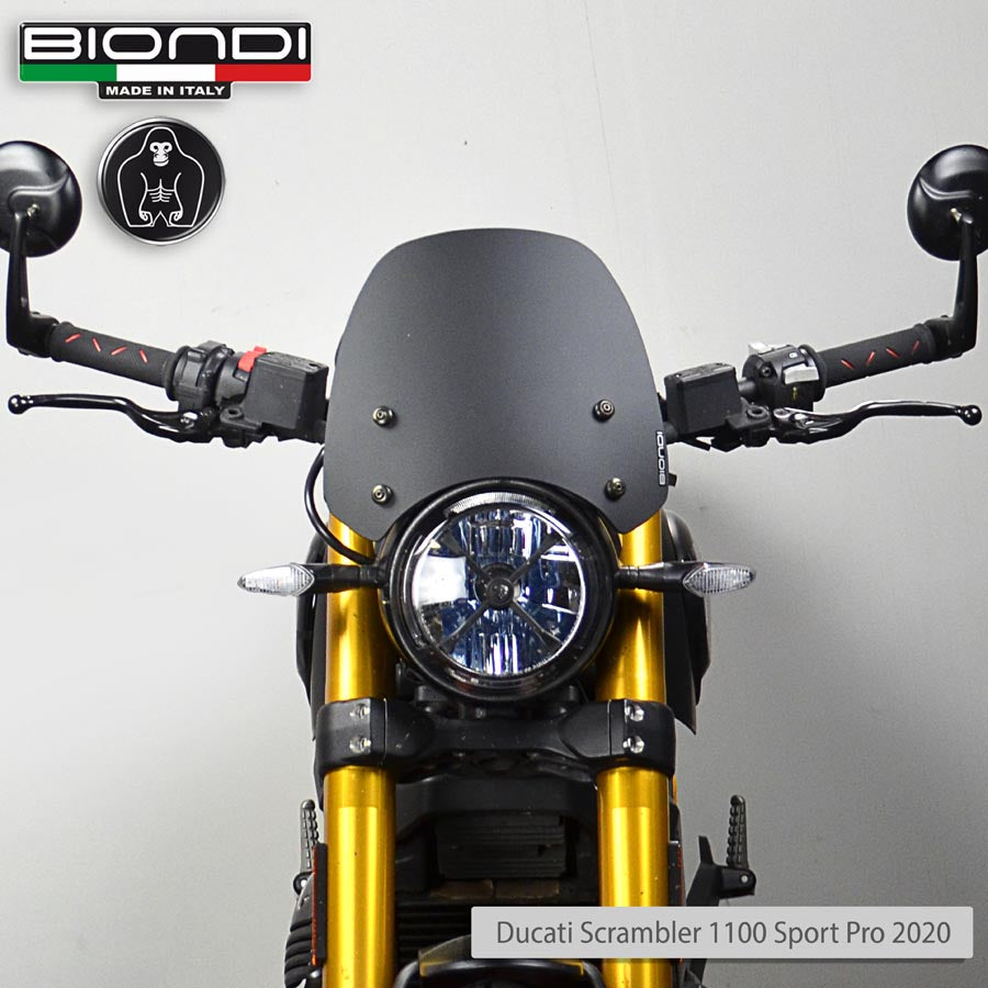Biondi Cupolino Sport Nero Satinato Ducati Scrambler 400/800/1100 - MPN 8010405