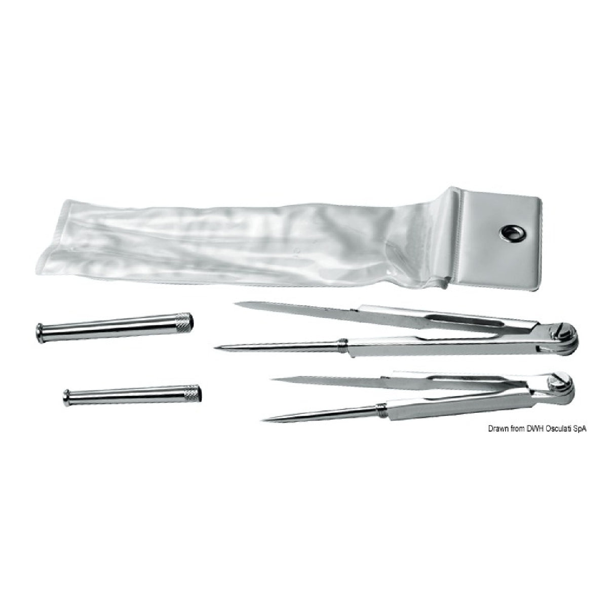 Osculati Compasso ottone cromato 26.142.60