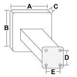 Trem Supporto motore a ribalta Portata kg. 35