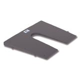 Trem Knurled plastic stern protector plate White dimensions mm 420x340