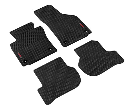 Pilot Pilot, set tappeti su misura in eco gomma - compatibile per Volkswagen Golf V 3p (11/03>10/08) fix tondi integrati - Volkswagen Golf V 5p (11/03>10/08) fix tondi integrati - Volkswagen Golf V Variant (05/07>09/09) fix tondi integrati - Volkswag...