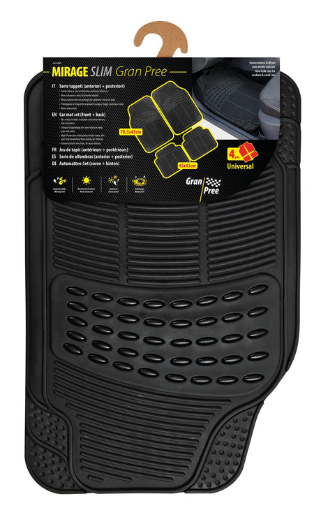 Gran Pree Mirage Slim Gran Pree, serie tappeti universali 4 pezzi