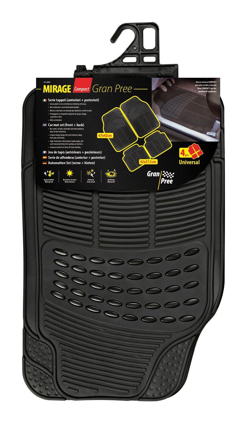 Gran Pree Mirage Compact Gran Pree, serie tappeti universali 4 pezzi