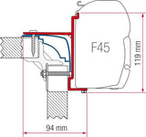 Fiamma Kit staffe per tendalino F45 – Laika Ecovip, Bürstner, Hobby