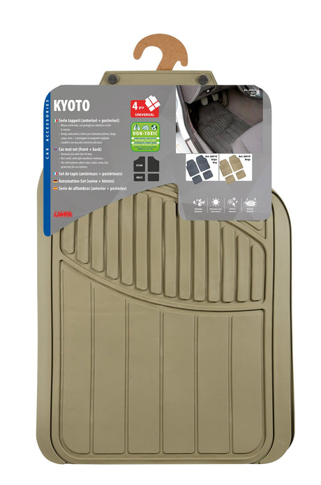 Lampa Kyoto, serie tappeti universali in pvc 4 pezzi - Beige 26515