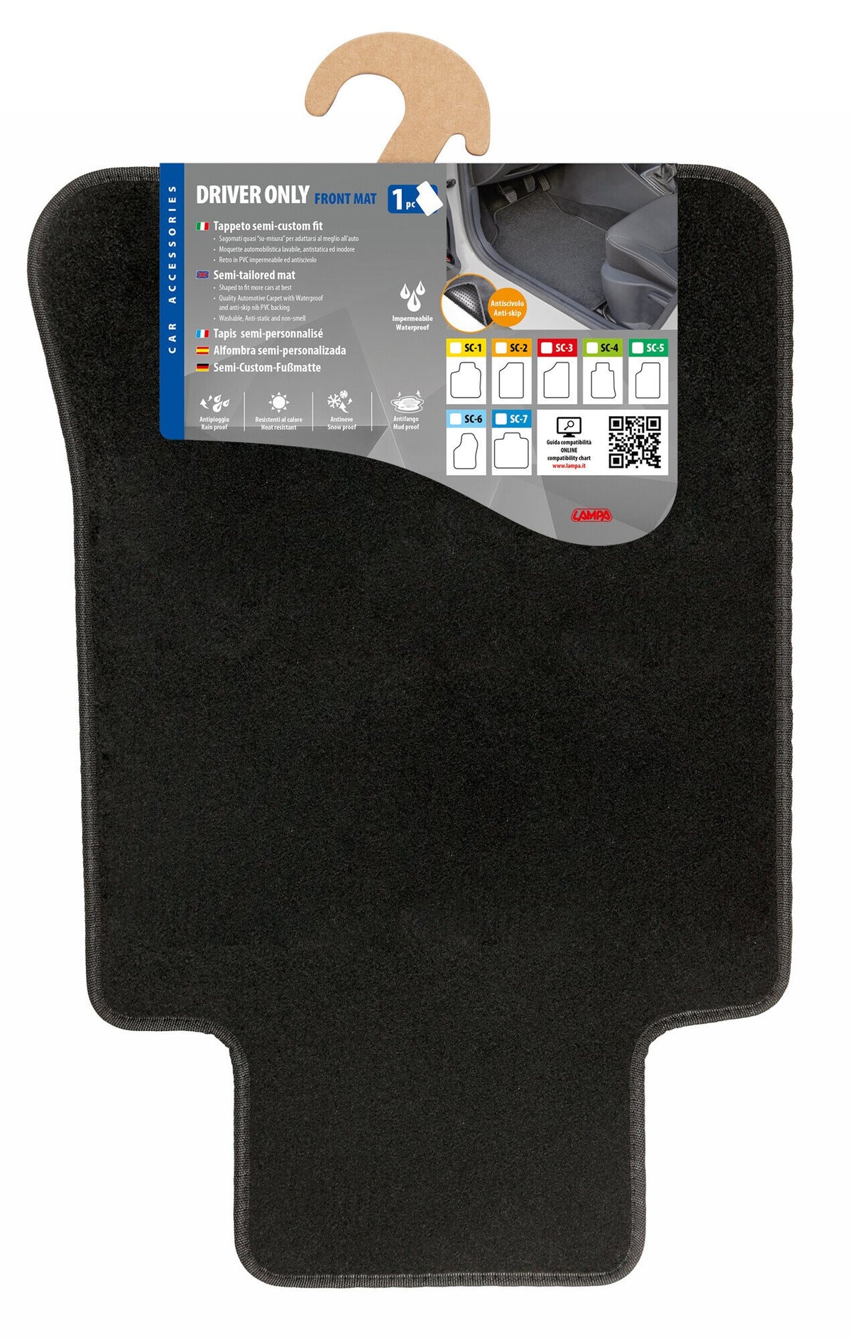 Lampa Driver Only, tappeto semi-custom fit - SC-4 26554