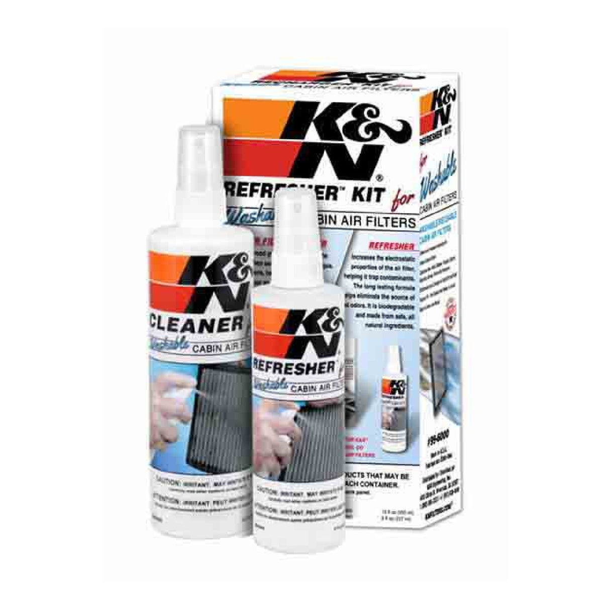 K&N 99-6000 Kit pulizia filtro aria abitacolo