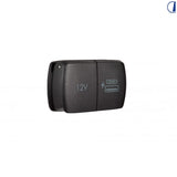 Di-Tec Presa multi-alimentazione USB-A + USB-C + uscita 12V IPX4