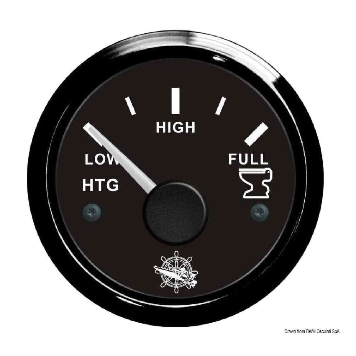 Osculati Indicatore acque nere 10/180 ohm nero/nera 27.320.05