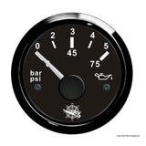 Osculati Öldruckanzeiger 0/5 bar schwarz/schwarz 27.320.10